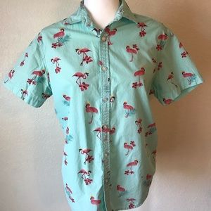 4/$25 DENIM & FLOWE men’s Flamingo Shirt